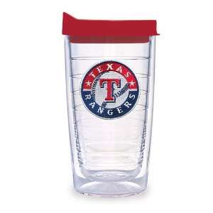  Texas Rangers Tervis Tumbler 16 oz Cup with Lid Kitchen 