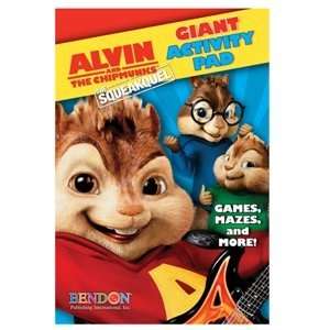  Alvin and the Chipmunks Giant Activity Pad with Crayons (8 