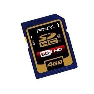  PNY Optima 4GB SDHC Class 4 Flash Memory Card