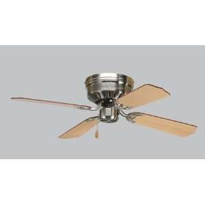  Brushed Nickel Ceiling Fan With Reversible Blades
