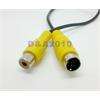 Pin S video mini Din Male to RCA Female Cable adapter  