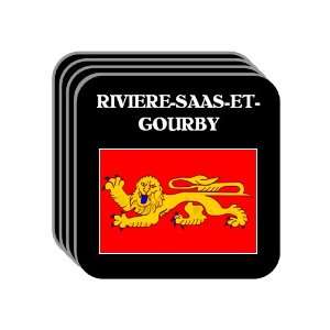 Aquitaine   RIVIERE SAAS ET GOURBY Set of 4 Mini Mousepad Coasters