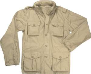 Rothco Khaki Lightweight Vintage M 65 Field Jacket  