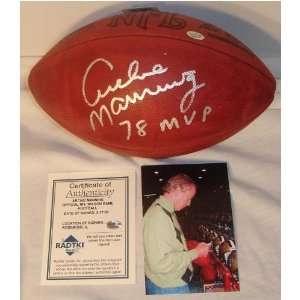  Archie Manning Autographed Ball