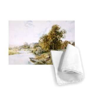  The Young Angler (w/c) by Arthur Claude   Tea Towel 100% 