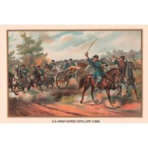  U.S. Army Horse Artillery, 1865 by Arthur Wagner . Art 