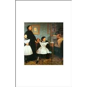  Bellelli Family by Edgar Degas. Size 11 inches width by 
