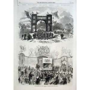    Majority Duke Norfolk At Arundel 1869 Antique Print