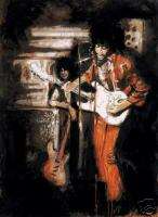JIMI Hendrix & ME by RONNIE WOOD Rolling Stones Artist  