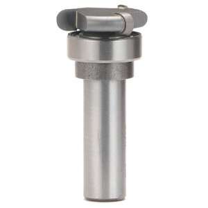  1/4 Stock Canoe Flute Router Bit With Bearing, 1/8 