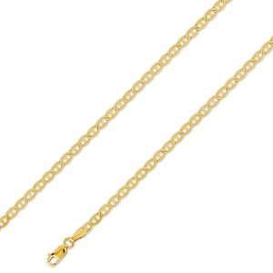 14K Solid Yellow Gold Gucci   Mariner Chain Necklace 3.5mm 