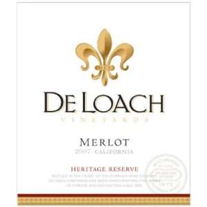  2010 Deloach California Merlot 750ml Grocery & Gourmet 