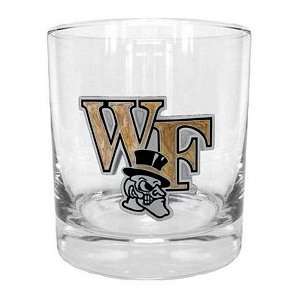    Wake Forest Demon Deacons NCAA Rocks Glass