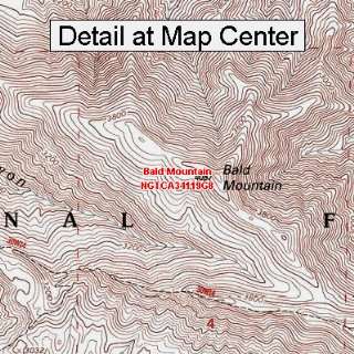  USGS Topographic Quadrangle Map   Bald Mountain 