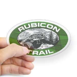  Rubicon Trail Green Oval Sports Oval Sticker by  