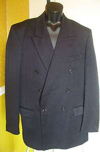 PAUL RODON The Collection 100% Wool Men Black Sport Coat Blazer Jacket 