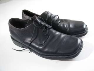 Rodolfo Vanentino Black Leather Oxford Dress Shoe Mens sz 11M 11 M 