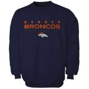  Denver Broncos Navy Blue Critical Victory Crew Sweatshirt 