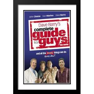  Dave Barrys Guide to Guys 32x45 Framed and Double Matted 