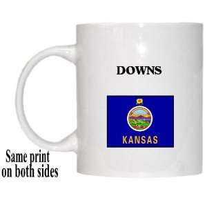  US State Flag   DOWNS, Kansas (KS) Mug 