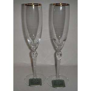  Lenox Monroe His & Hers Champagne Flute 