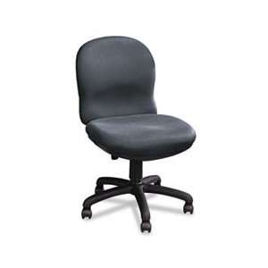  Ambition Pushbutton Mid Back Swivel/Tilt Chair, Charcoal 