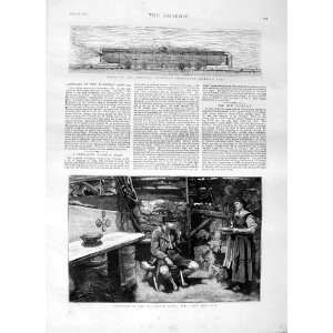   1875 SUBMARINE RAILWAY BOAT BAVARIAN ALPS AUF DER ALM