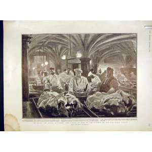 Royal Luncheon Guildhall Procession Monument Print 1902 