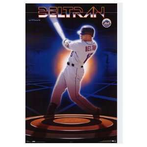  CARLOS BELTRAN Poster NEW YORK NY Mets MLB RARE CF #15 