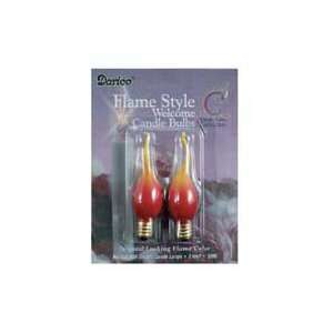 Candle Lamp Collection Flame Style Welcome Bulbs 7 Watt 2 