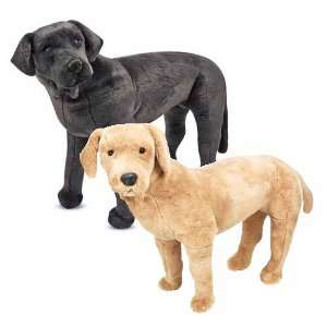  Labrador Retriever Plush Dog 2 Feet Tall Yellow or Black 