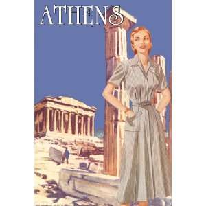  Athens 50s Fashion Tour I 20x30 Poster Paper