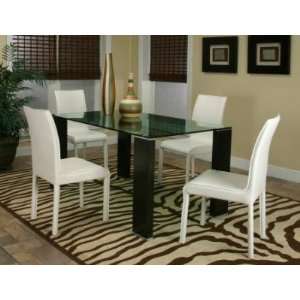  Cramco Moreland Glass Top Dining Table Furniture & Decor