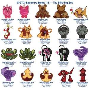 Stitching Zoo by Zanoni Designs Cactus Punch SIG113 Embroidery Designs 