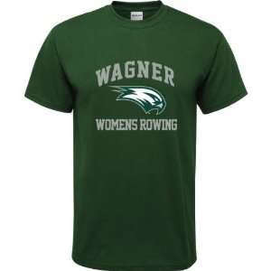  Wagner Seahawks Forest Green Youth Womens Rowing Arch T 