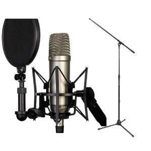 Rode NT1 A Cardioid Condenser Microphone Recording Package 