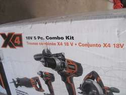 RIDGID X4 18V 5pc. Combo Kit R9651 Hyper Lithium Cordless New Except 