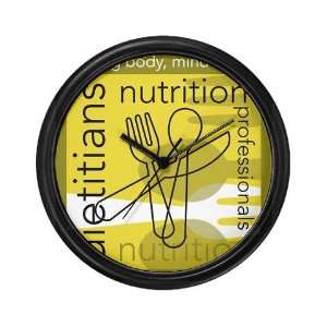 Dietitians and Nutrition Prof Cupsthermosreviewcomplete Wall Clock by 