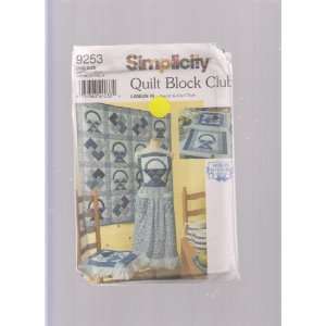  Simplicity Quilt Block Club 9253 ; #3 Baskey & Card Trick 
