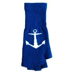   Fingerless Gloves Cut Off Golves Sailor Navy Rockabilly Toys & Games