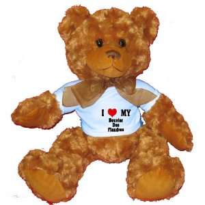  I Love/Heart Bouvier Des Flandres Plush Teddy Bear with 