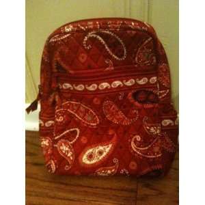  VERA BRADLEY BACKPACK in the MESA RED Colorfull Pattern 