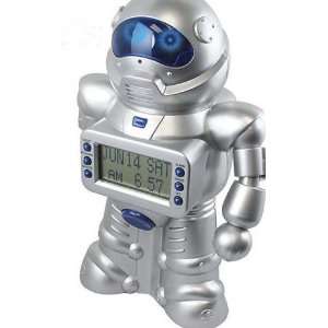  Robot Savings Bank with Alarm Clock Toys & Games