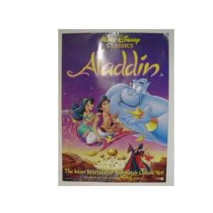  Aladdin the Movie Poster Robin Williams Walt Disney