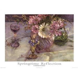  Springtime Reflection Finest LAMINATED Print Deborah 