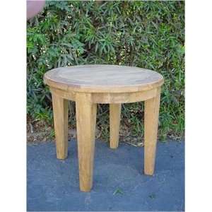 Exclusive By Anderson Teak TB106 Brianna 20 Inch Round Side Table 