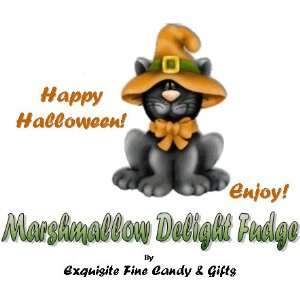 Custom Labeled Gift Spooky Kitty Halloween Marshmallow Fudge Box 