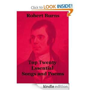 Robert Burns   Top Twenty Essential Songs and Poems Simon Thoumire 