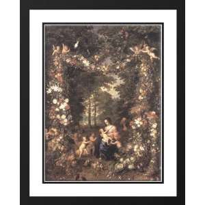 Brueghel, Jan the Elder 28x36 Framed and Double Matted The Holy Family 