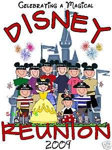 Disneyland Disneyworld family reunion shirt youth sized  
